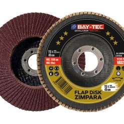 BAY-TEC FLAP DİSK ZIMPARA 115 X 22 MM 100 KUM