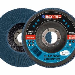 BAY-TEC FLAP DİSK ZİRKONYUM 115 X 22 MM 40 KUM