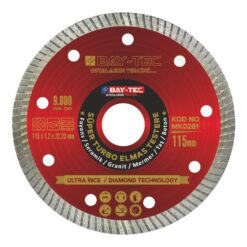 BAY-TEC SÜPER TURBO ELMAS TESTERE (İNCE)180 MM