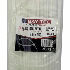 BAY-TEC KABLO BAĞI BEYAZ 2.5 X 250