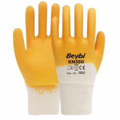 BEYBİ KN-350 NO : 9 PAMUKLU NİTRİL ELDİVEN