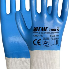CMC ELDİVEN TAM KAPLI NİTRİL MAVİ