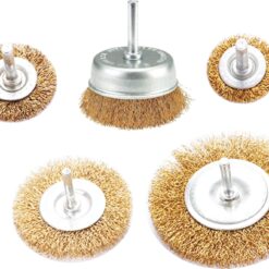 CMC DAİRESEL ÇELİK TEL FIRÇA SETİ 6 PCS