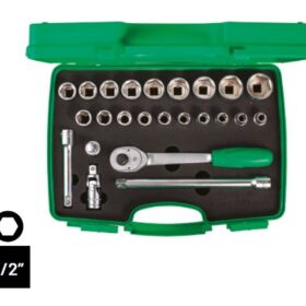ELTA 1/2" ALTI KÖŞE LOKMA ANAHTAR SET 24 PRC