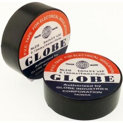 GLOBE SİYAH İZOLA BANT 0,13*19*10 YDS