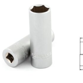 İZELTAŞ 1/4" ALTI KÖŞE DERİN LOKMA ANAHTAR 08