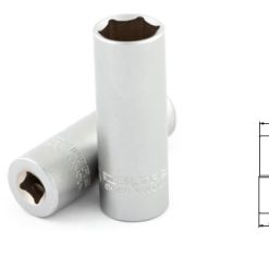 İZELTAŞ 1/4" ALTI KÖŞE DERİN LOKMA ANAHTAR 09
