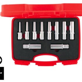 İZELTAŞ 1/2" ALTI KÖŞE DERİN LOKMA ANAHTAR TAKIMI 10 PRC