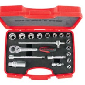 İZELTAŞ 3/8" ALTI KÖŞE LOKMA SET 19 PRC