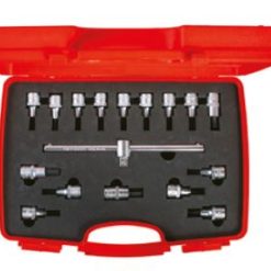 İZELTAŞ 1/2" ALLEN UÇ & TORX UÇ LOKMA ANAHTAR SET 17 PRC