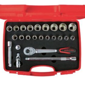 İZELTAŞ 1/2" ONİKİ KÖŞE LOKMA ANAHTAR TAKIMI 24 PRC SAE