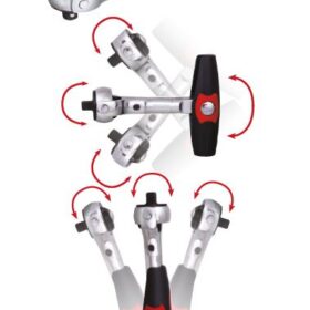 İZELTAŞ 1/4" MAFSALI T CIRCIR KOL 72DİŞ 115