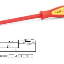 İZELTAŞ 1000V DÜZ UÇ TORNAVİDA 5,5X125
