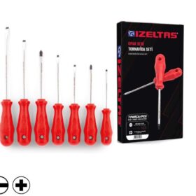 İZELTAŞ OPAK DÜZ VE YILDIZ UÇ TORNAVİDA SET 7 PRC