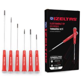 İZELTAŞ KLEMENS DÜZV E YILDIZ UÇ TORNAVİDA SET 6 PRC