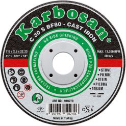 KARBOSAN SC DÖKÜM KESEME TAŞI 180*3.0*22.23