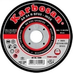 KARBOSAN İNOX KESİCİ TAŞ 115*1.0*22.23