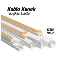 MADE YAPIŞKANLI BANTLI KABLO KANALI 12X12