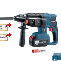 PROTER PST 945 HD 4.0 Ah.21 V Li-ion Pil Kırıcı-Delici Şarjlı Pnomatik Matkap