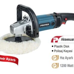 PROTER PL 180 E 180 MM 1200 W ELEKT.HIZ POLİSAJ MAKİNASI