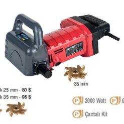 PROTER PR 1090 WK 2000 W 35*35 mm KANAL KAZIMA MAKİNASI