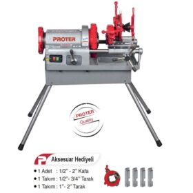 PROTER PR 3003 1/2 - 3" 1000W TEZGAH TİP PAFTA MAKİNASI
