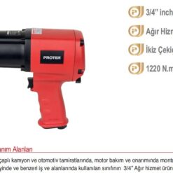 PROTER PH 2554 3/4" 1220 N.m Tork HAVALI SOMUN SÖKME