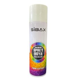 SİBAX SPREY BOYA 250 ML PARLAK SİYAH