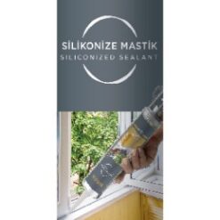 SİBAX SLİKONİZE MASTİK 450 GR GRİ