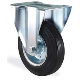 SERVİS TEKERLEĞİ SABİT SİYAH 80 MM