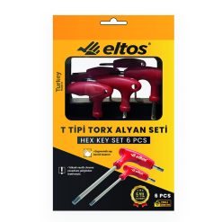 ELTOS T ALYAN SETİ- TORX 6' LI
